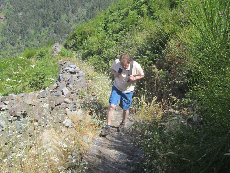 Alleingelassen auf dem Hang